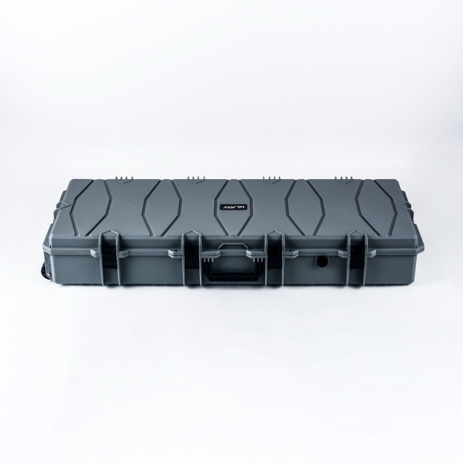 Double Rifle Case Egg Foamed Lined Hard Durable Gun Case Airline Approved GREY