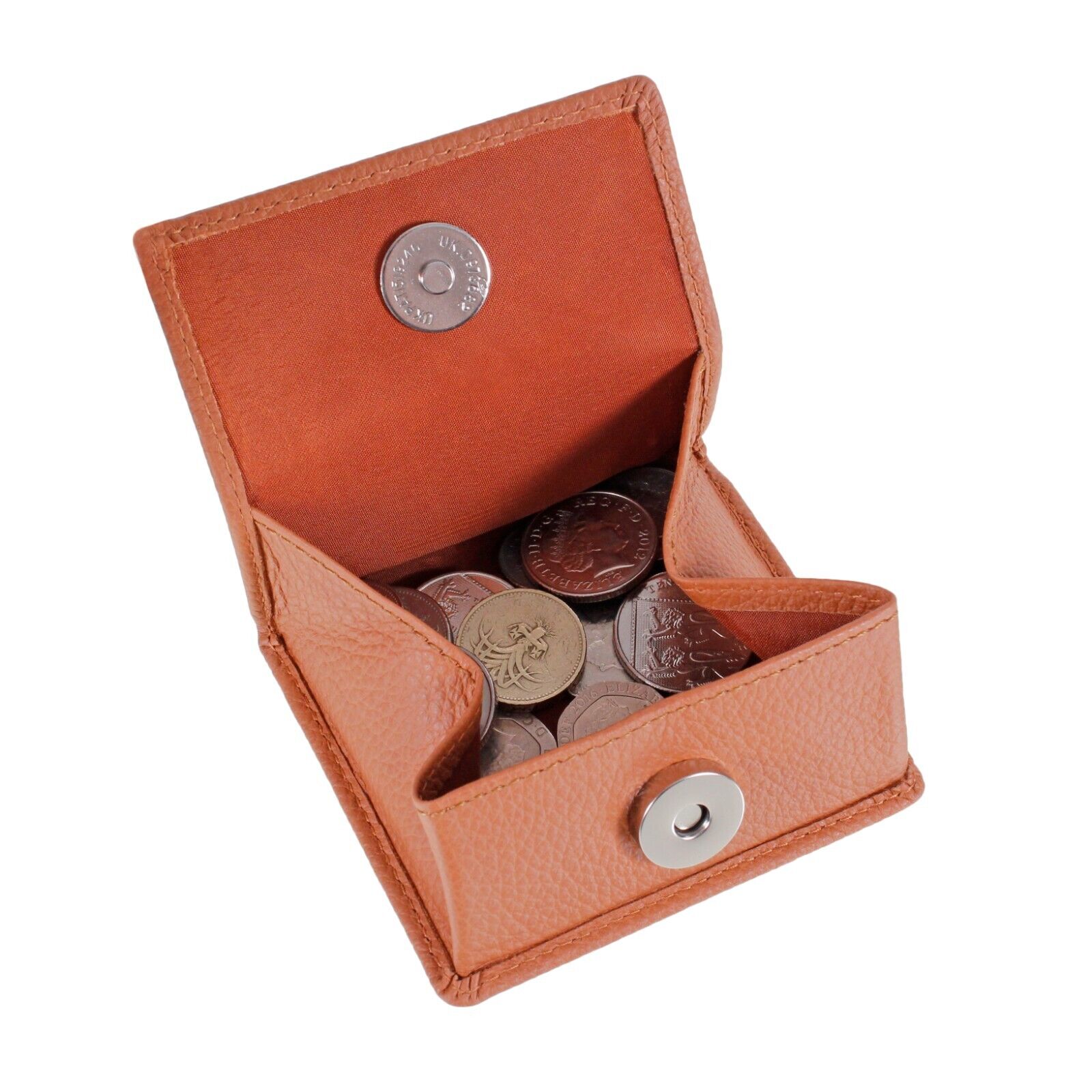 COIN WALLET PURSE COIN CHANGE POUCH TRAY BLACK SQUARE COLOURS COIN PURSE B