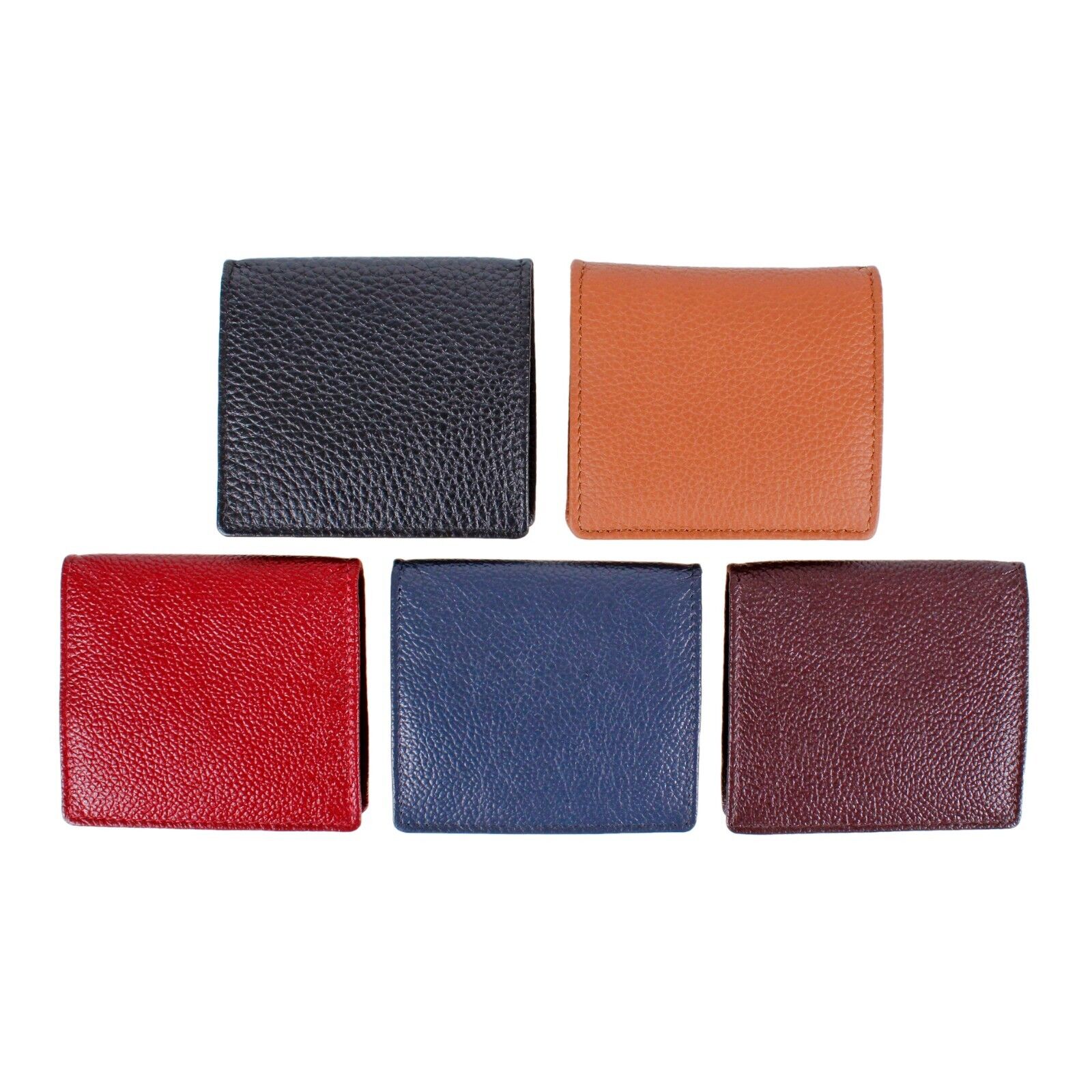 COIN WALLET PURSE COIN CHANGE POUCH TRAY BLACK SQUARE COLOURS COIN PURSE