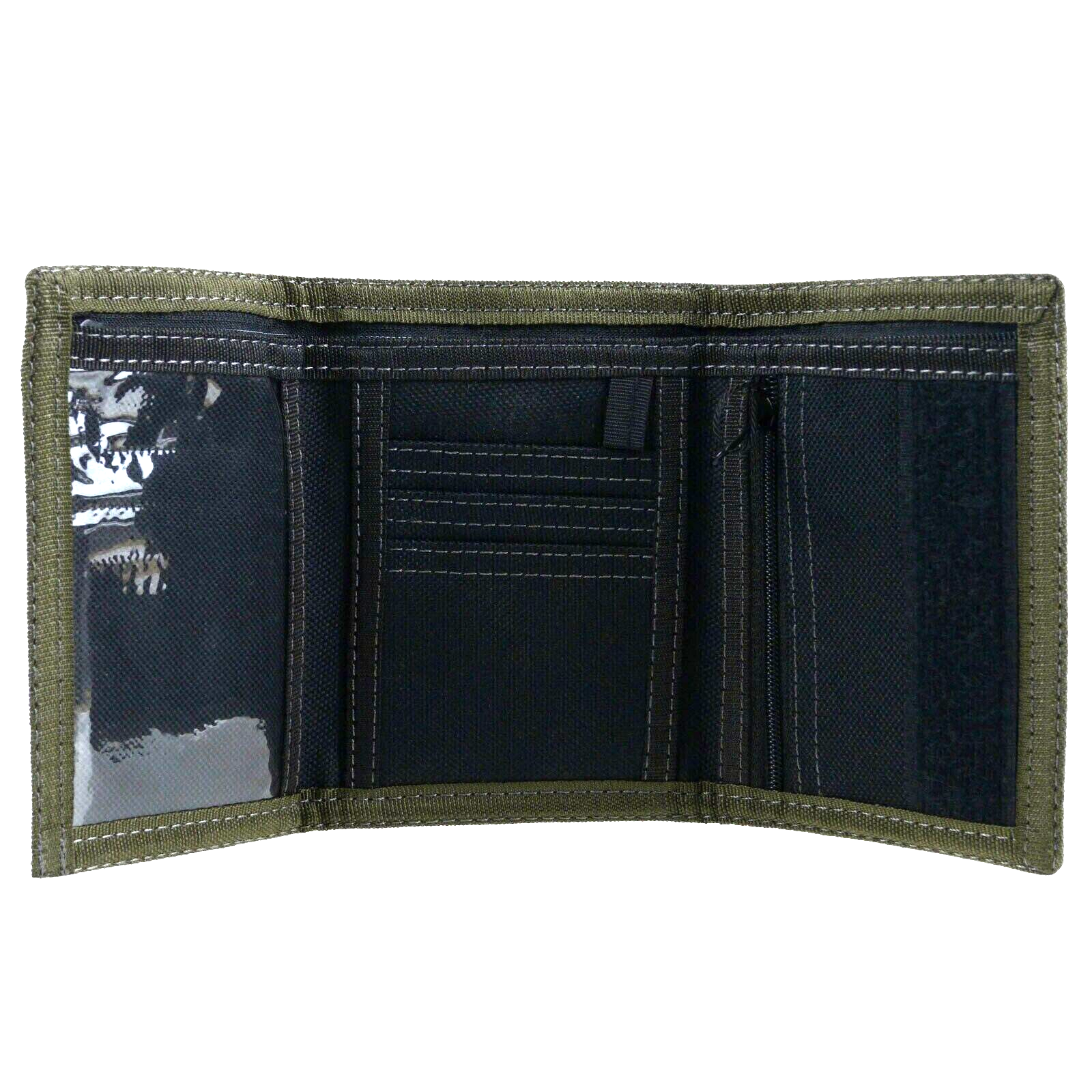 Canvas Wallet Camo Mens Boys Tri-Fold Sports Cards Cream Star UK