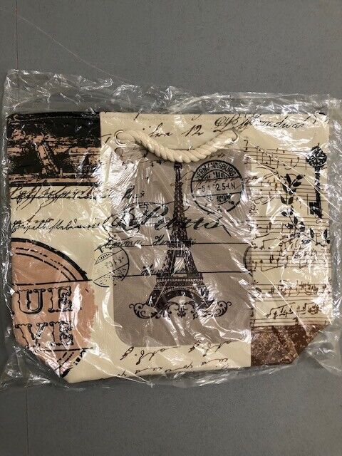 CANVAS SHOPPING BAG ROPE HANDLES Various designs GROCERY strong UK SELLER