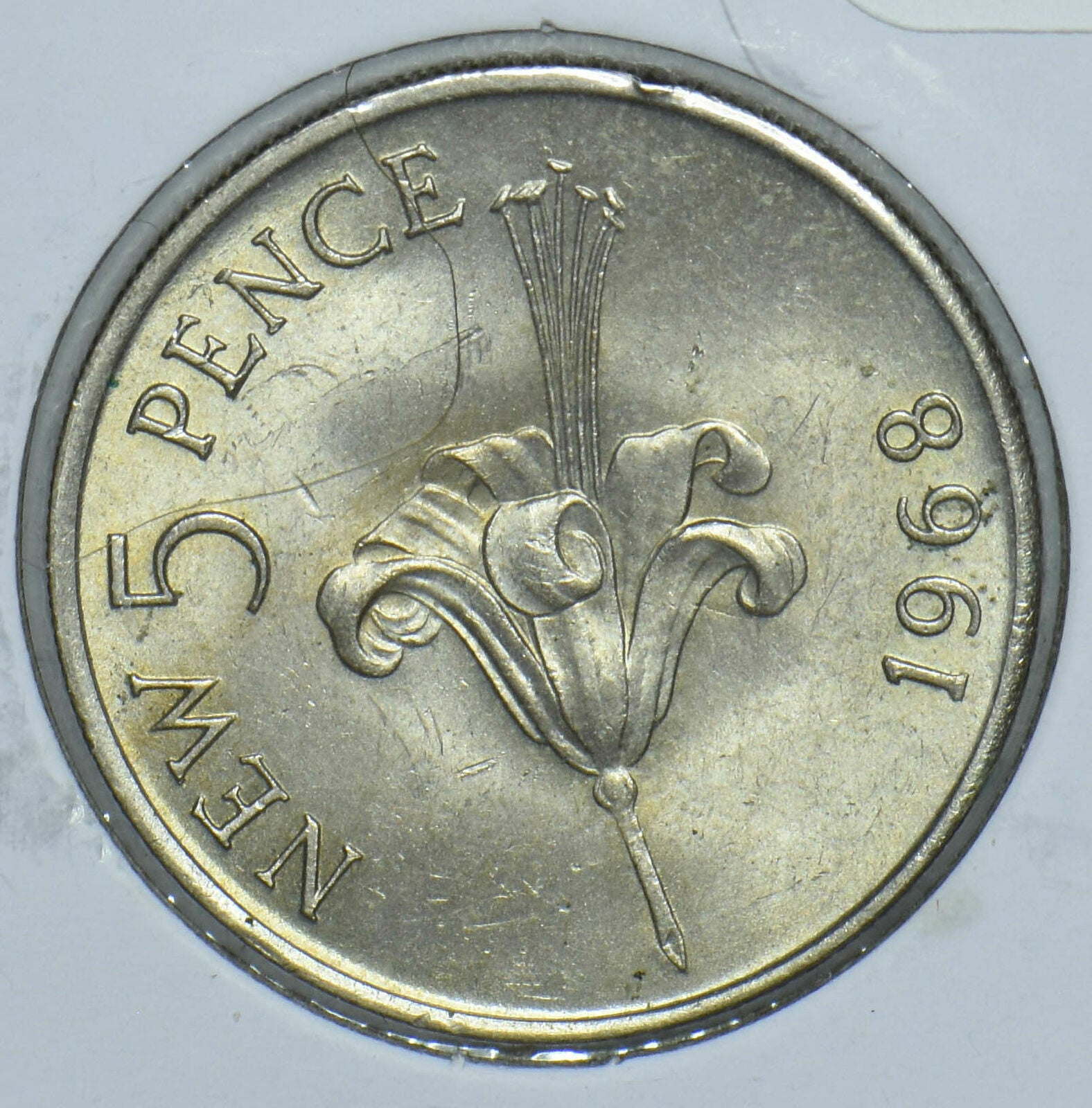 5 New Pence COIN 1968