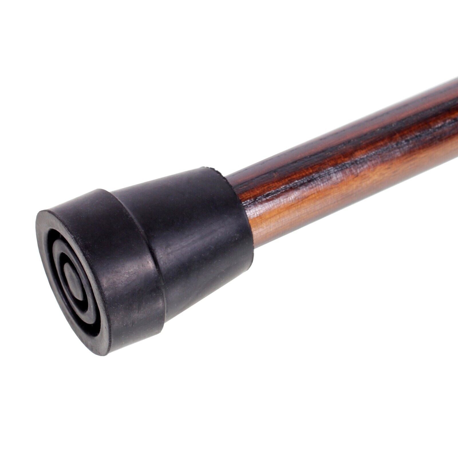 Gents Handcrafted Derby Handle Wooden Walking Stick Cane Mens Ladies 37" UK