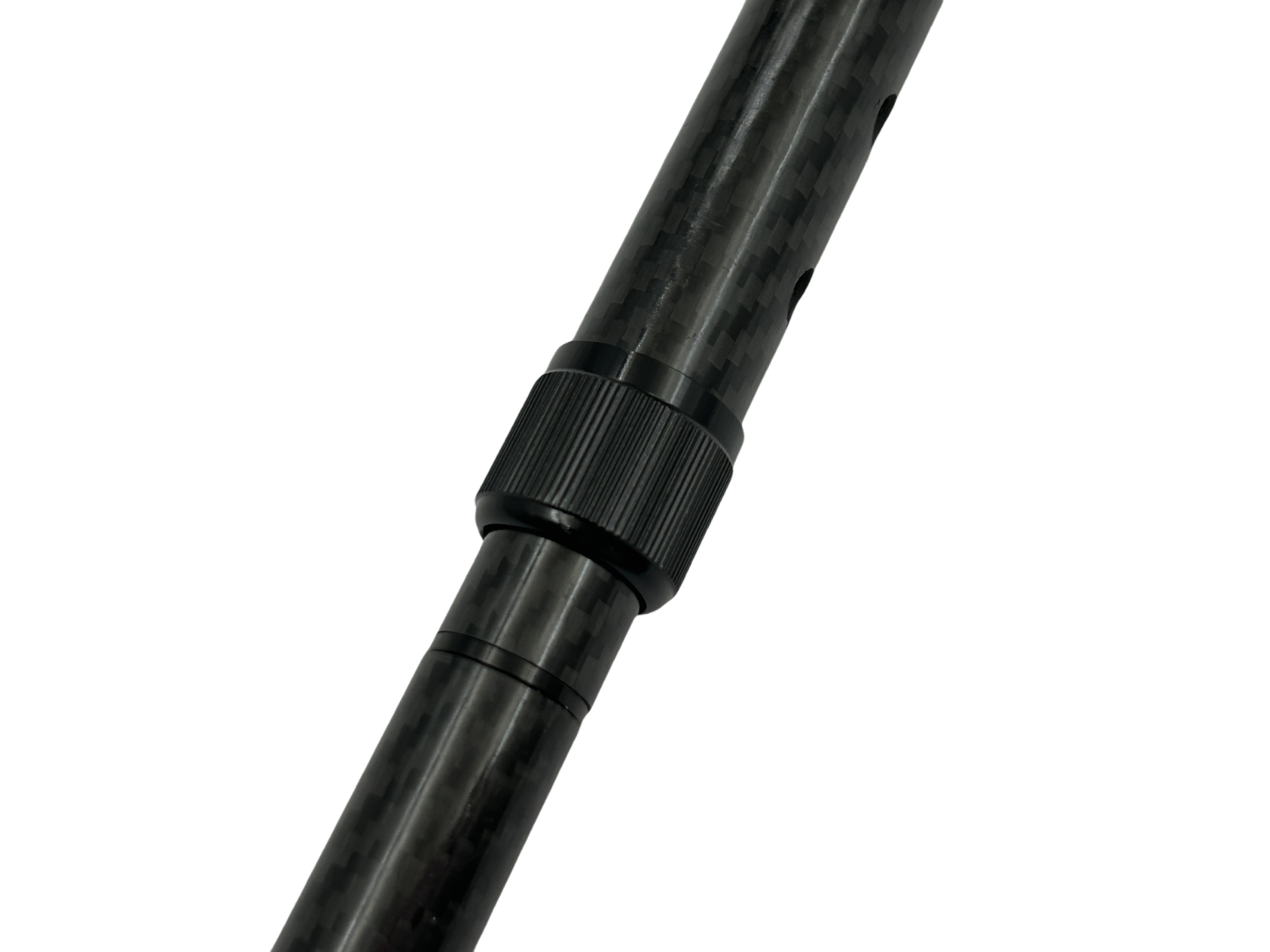 Carbon Fibre 4-Part Folding Adjustable Walking Stick Cane Mens Ladies