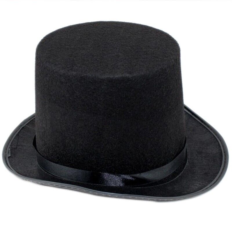 Black Top Hat Adult Fancy Dress UK
