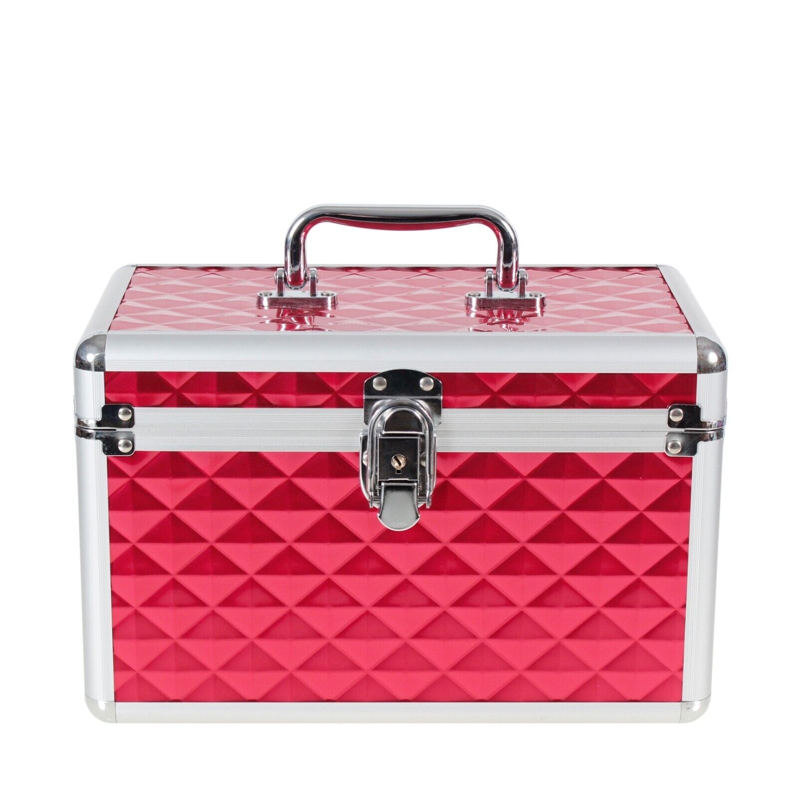 Aluminium Hard Make Up Travel Storage Box Cosmetic Beauty Vanity Case Organiser
