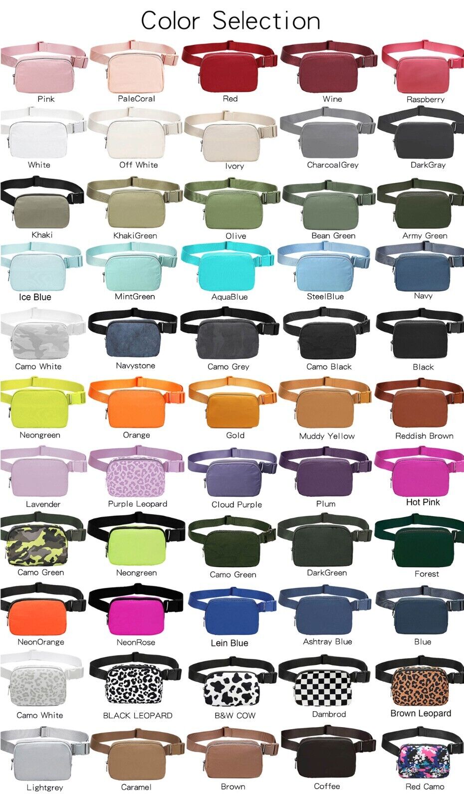 Canvas Nylon Waistbag BUM BAG Fanny Pack Travel Security money belt festival hol