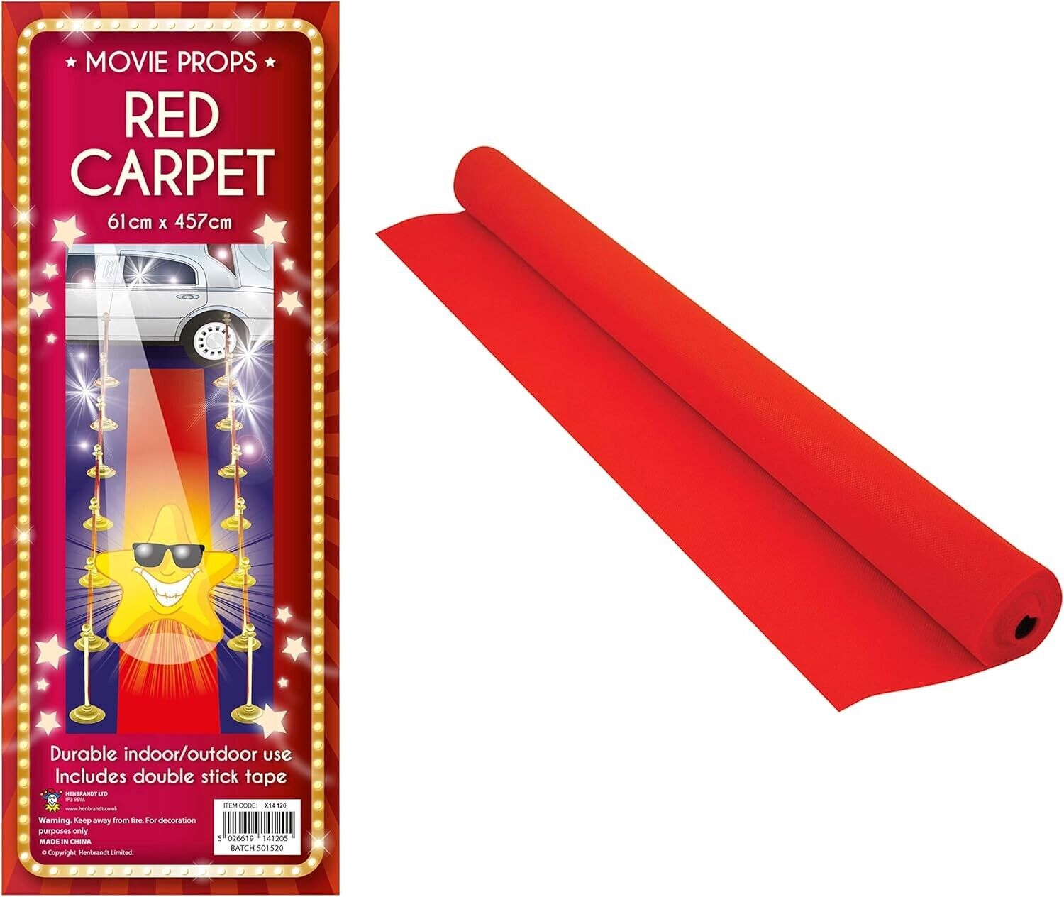 30FT HOLLYWOOD VIP RED CARPET Party Floor Runner Prom Birthday Prop Decoration