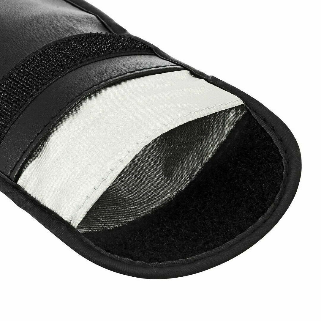 Car Key Signal Blocker Blocking RIFD Bag Cage Key less Fob Black Pouch Case 2pcs