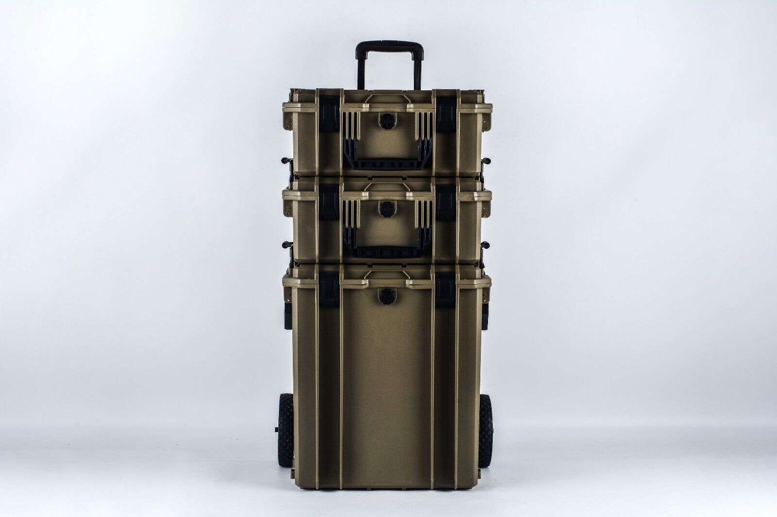 Camping Travel Trolley equipment travel holiday trips case box Olive Green