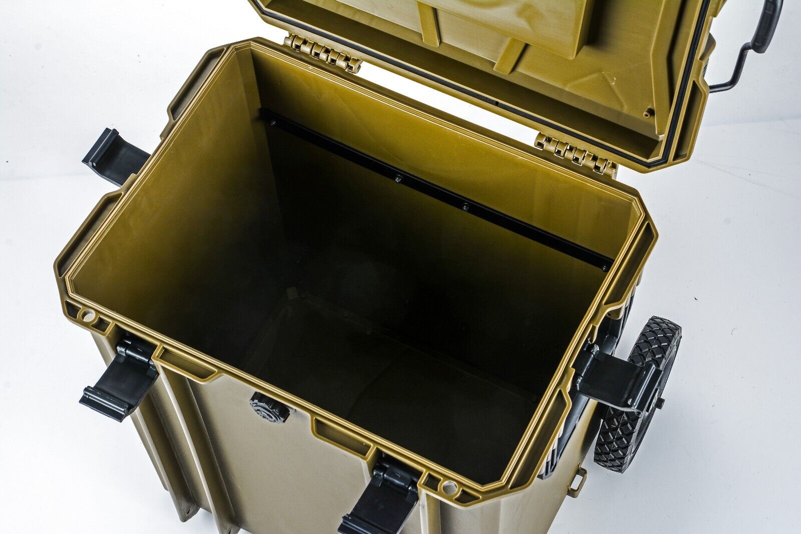 Camping Travel Trolley equipment travel holiday trips case box Olive Green