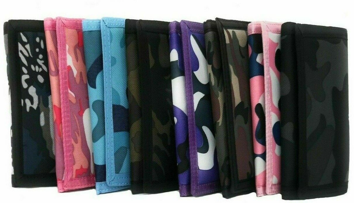 Canvas Wallet Coin Pouch Credit Card Holder Camouflage Sports Nylon