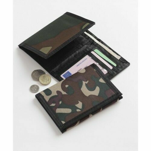 Canvas Wallet Coin Pouch Credit Card Holder Camouflage Sports Nylon