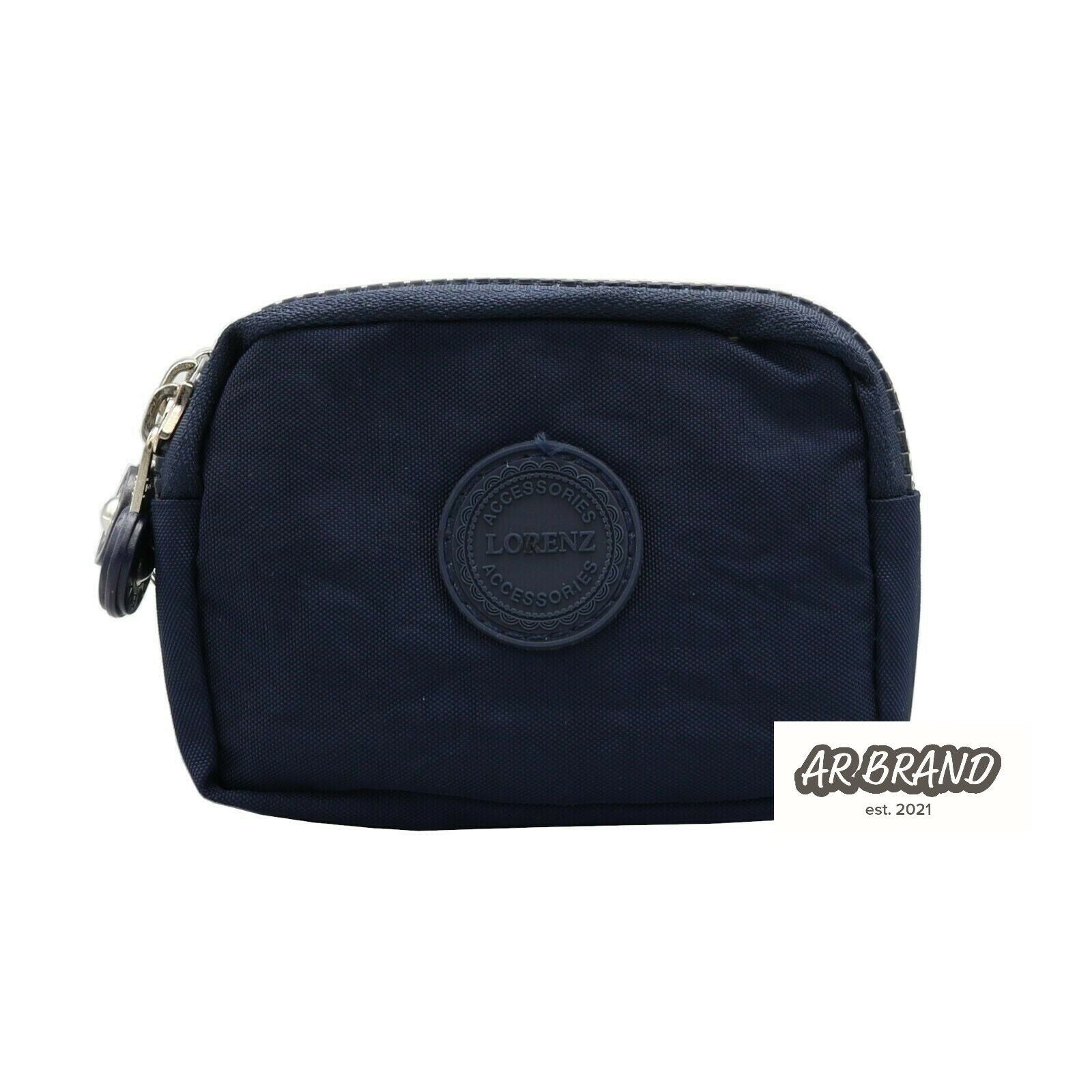 Design Ladies Women Girls Kids Small Zip Round Coin Purse with 3 Zip Closer