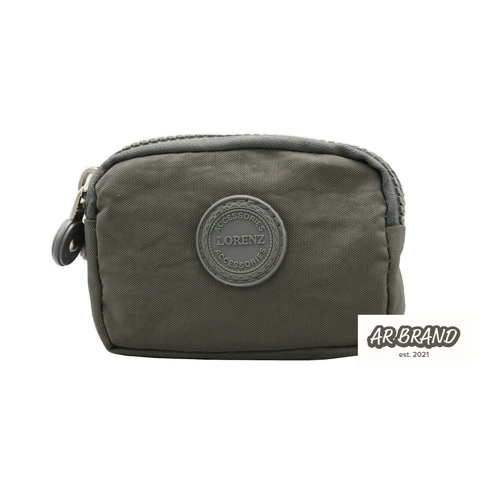 Design Ladies Women Girls Kids Small Zip Round Coin Purse with 3 Zip Closer