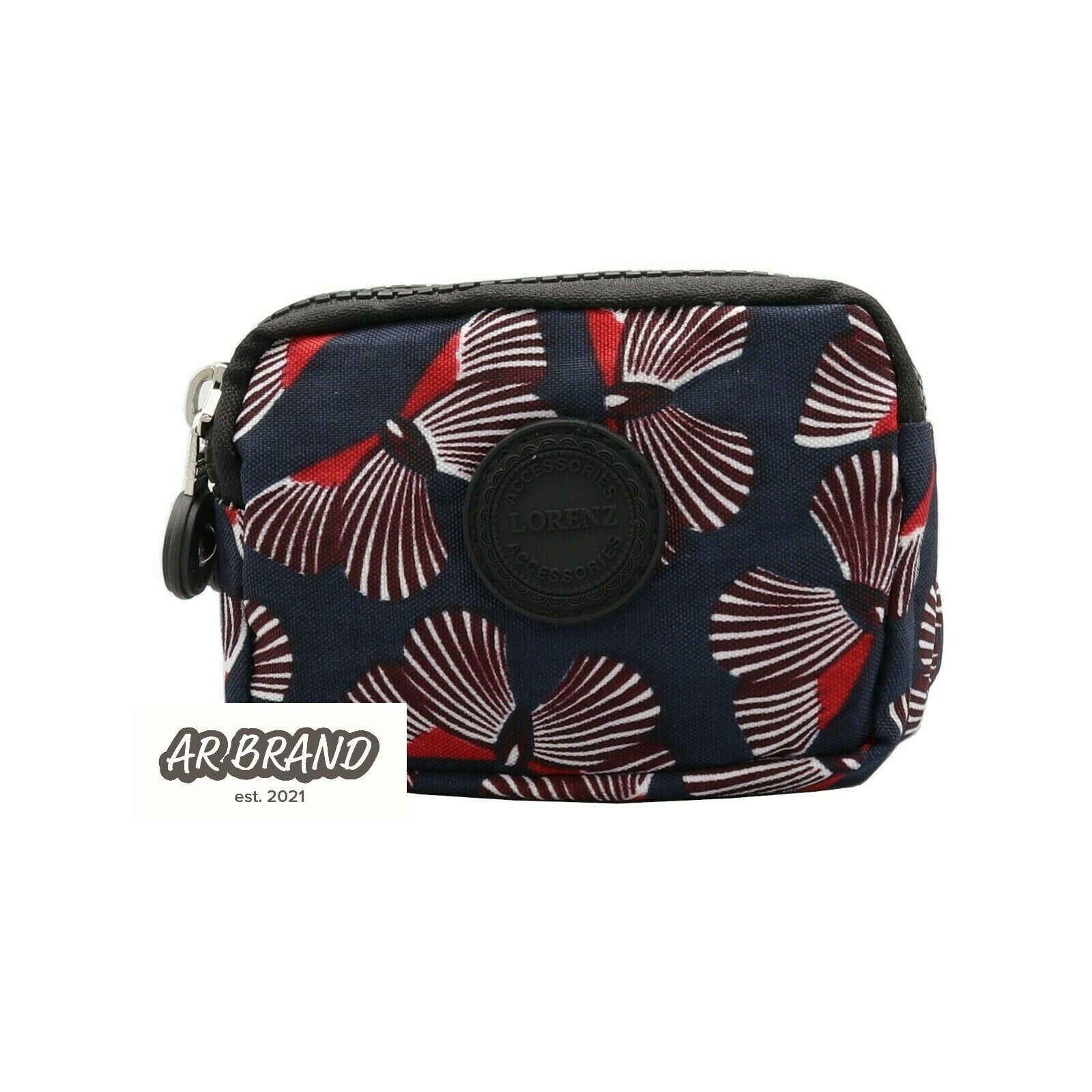 Design Ladies Women Girls Kids Small Zip Round Coin Purse with 3 Zip Closer