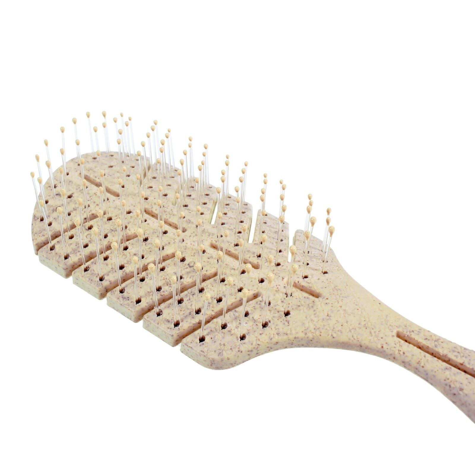 Eco Friendly Wheat Straw Hairbrush, Flexible Soft Pin Bristles AR Beauty UK