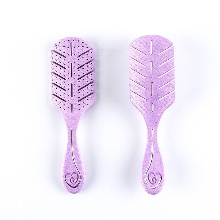 Eco Friendly Wheat Straw Hairbrush, Flexible Soft Pin Bristles AR Beauty UK