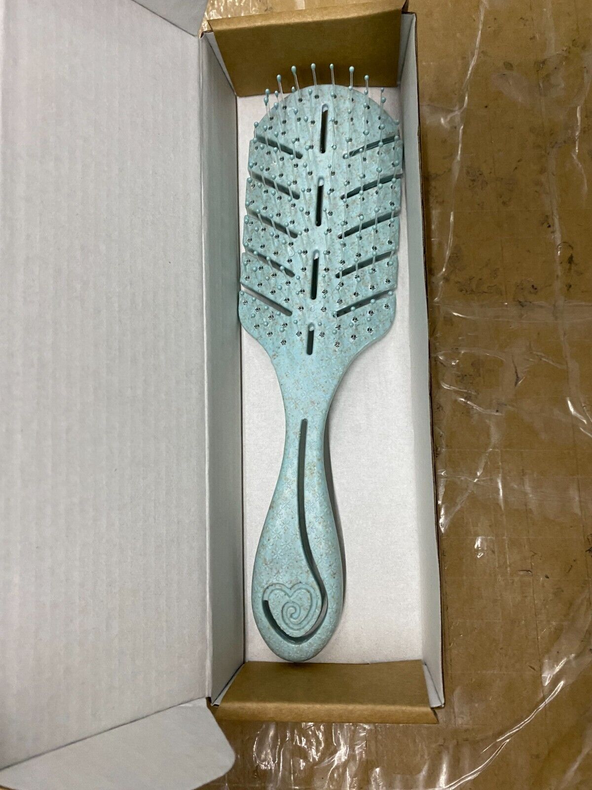 Eco Friendly Wheat Straw Hairbrush, Flexible Soft Pin Bristles AR Beauty UK