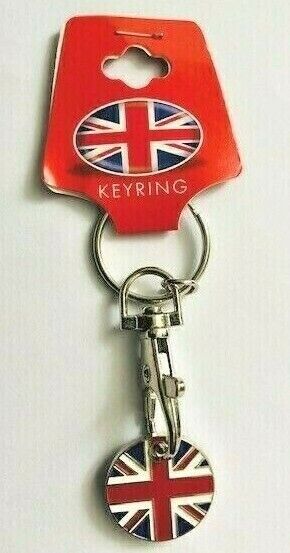 COIN TOKEN KEYRING SHOPPING KEYRING TROLLEY x 1 pc