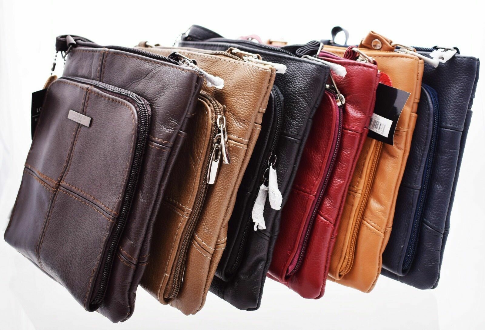 Fawn Cowhide Leather Ladies Cross Body Shoulder Bag Real Womens Small Fawn