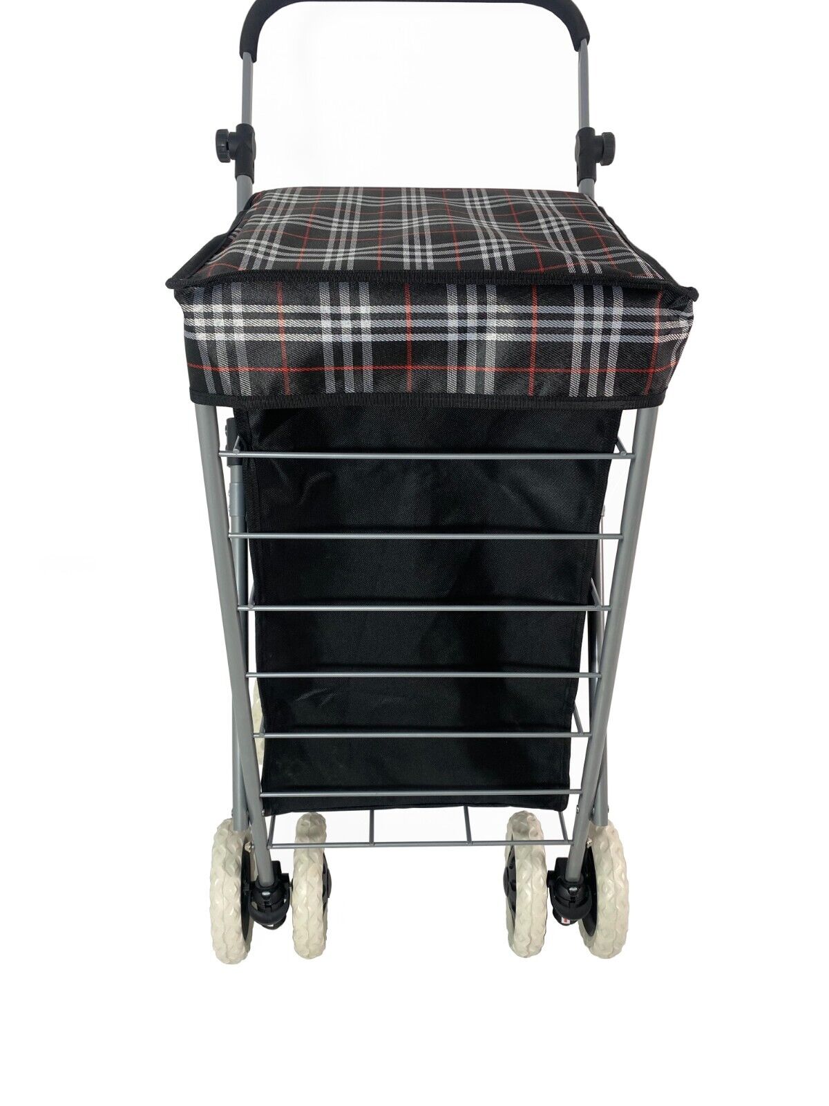 Folding 4 - 6 Wheel Shopping Mobility Trolley Cart Market Laundry 40-60L Storage