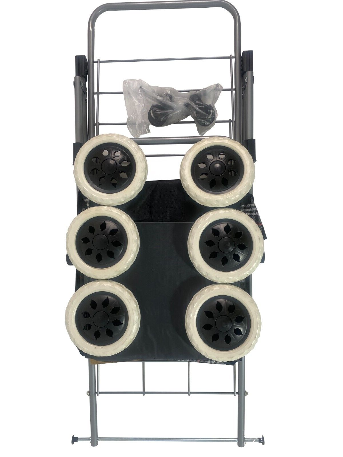 Folding 4 - 6 Wheel Shopping Mobility Trolley Cart Market Laundry 40-60L Storage