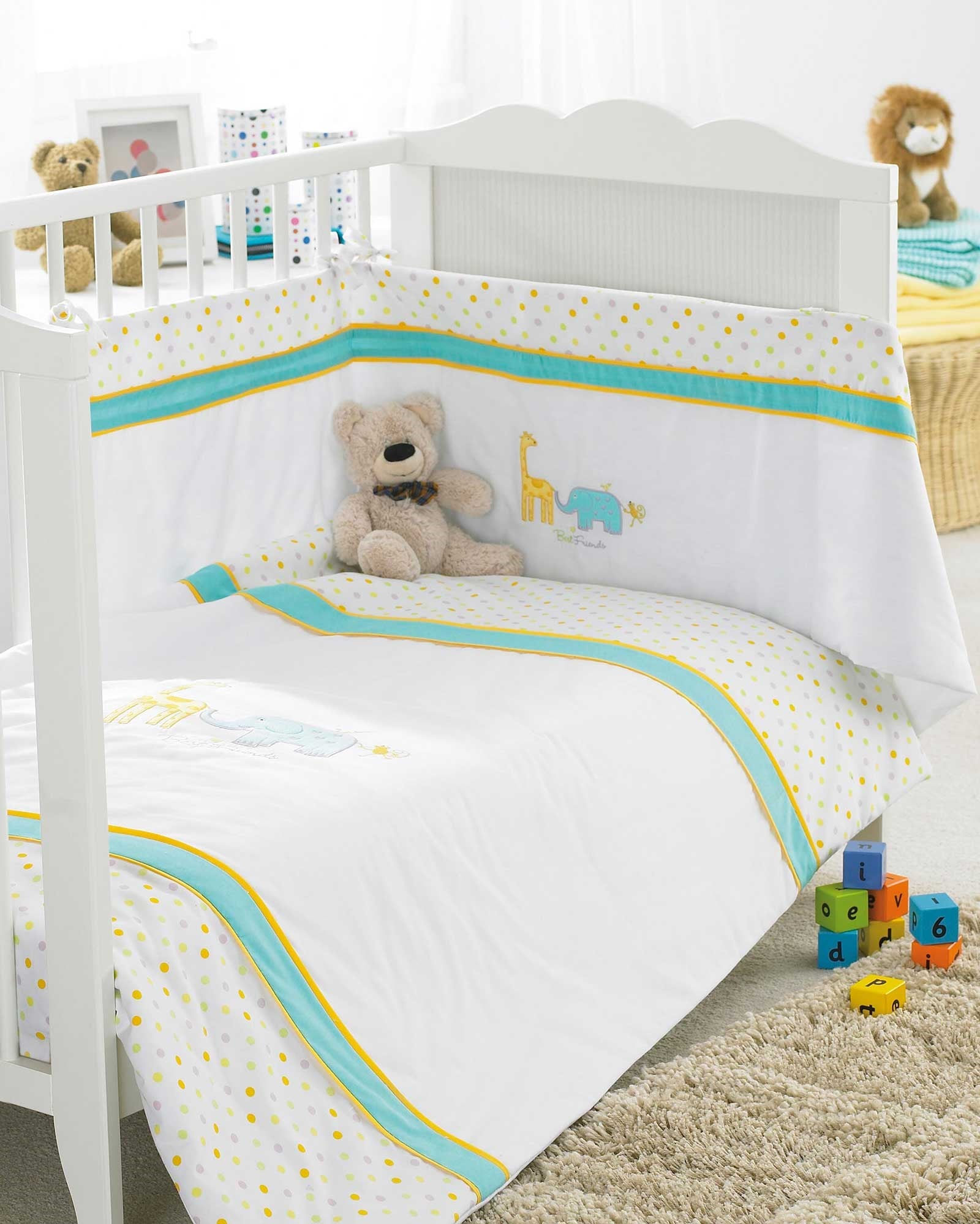 3PC COT DUVET SET