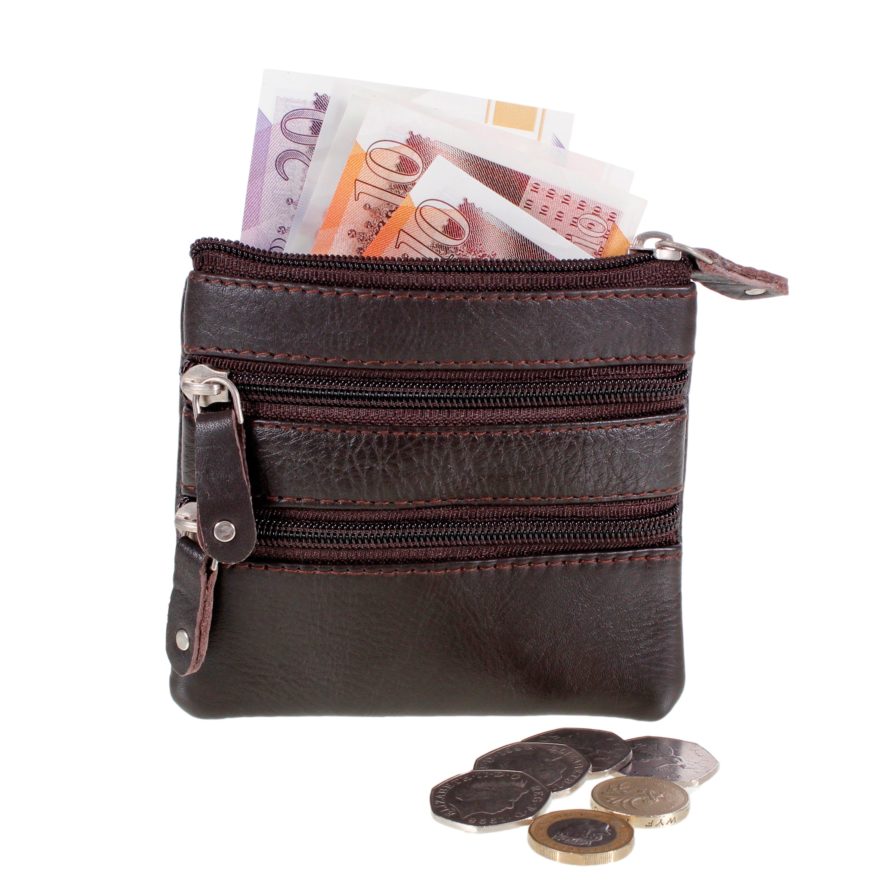 leather coin pouch
