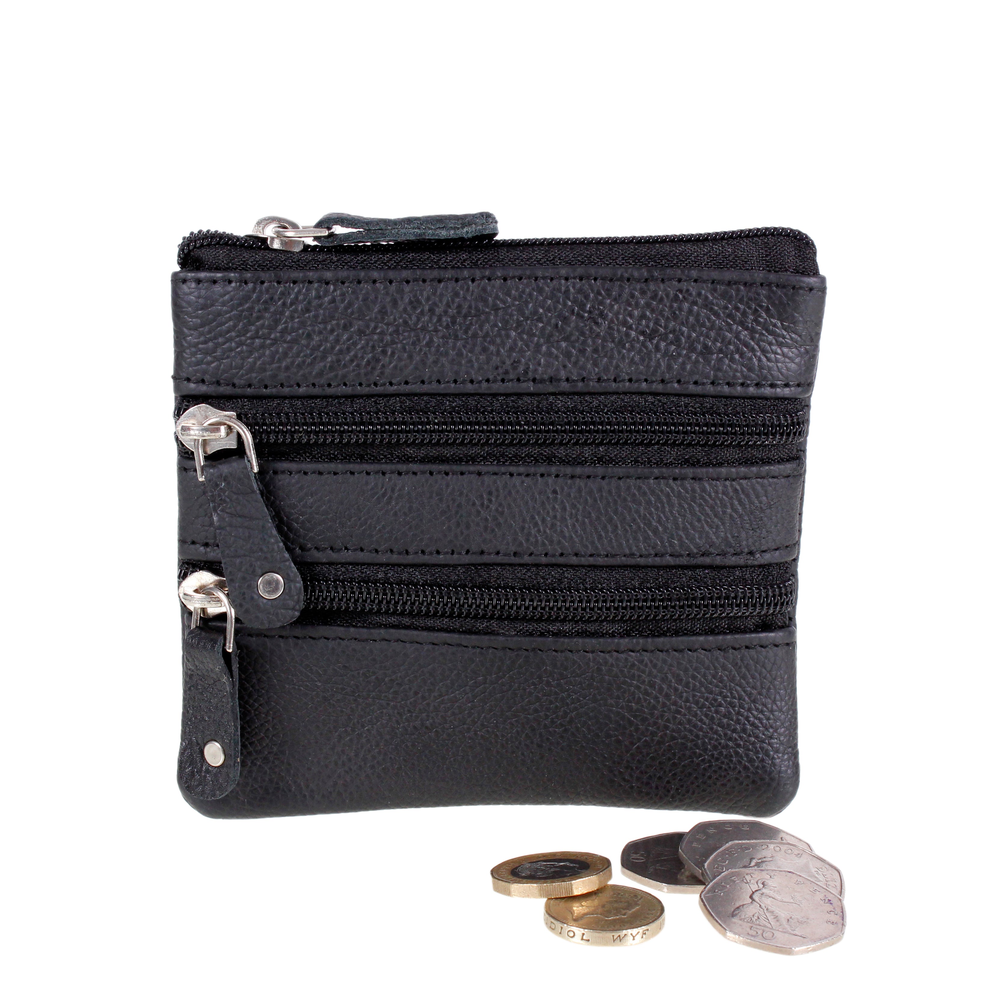 leather coin pouch