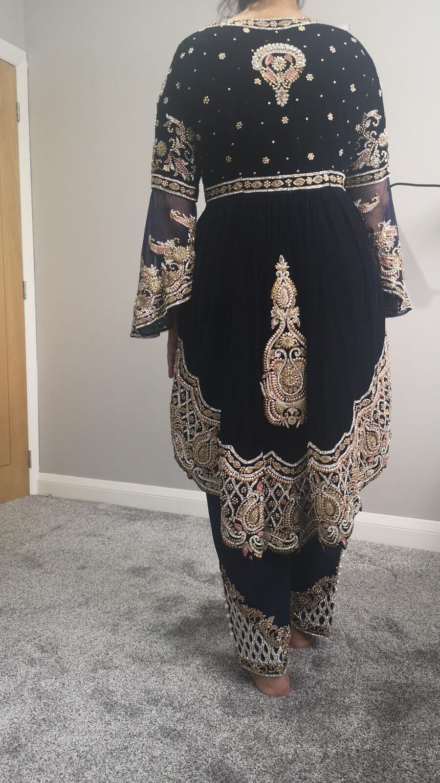 GOLU Asian Ladies Indian Pakistani Wedding/Party Dress Outfit With Duppatta