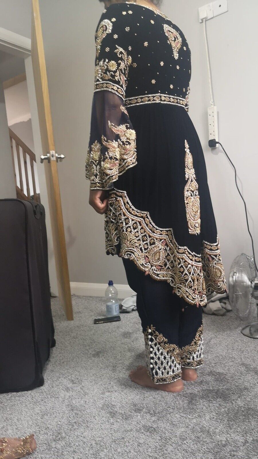 GOLU Asian Ladies Indian Pakistani Wedding/Party Dress Outfit With Duppatta