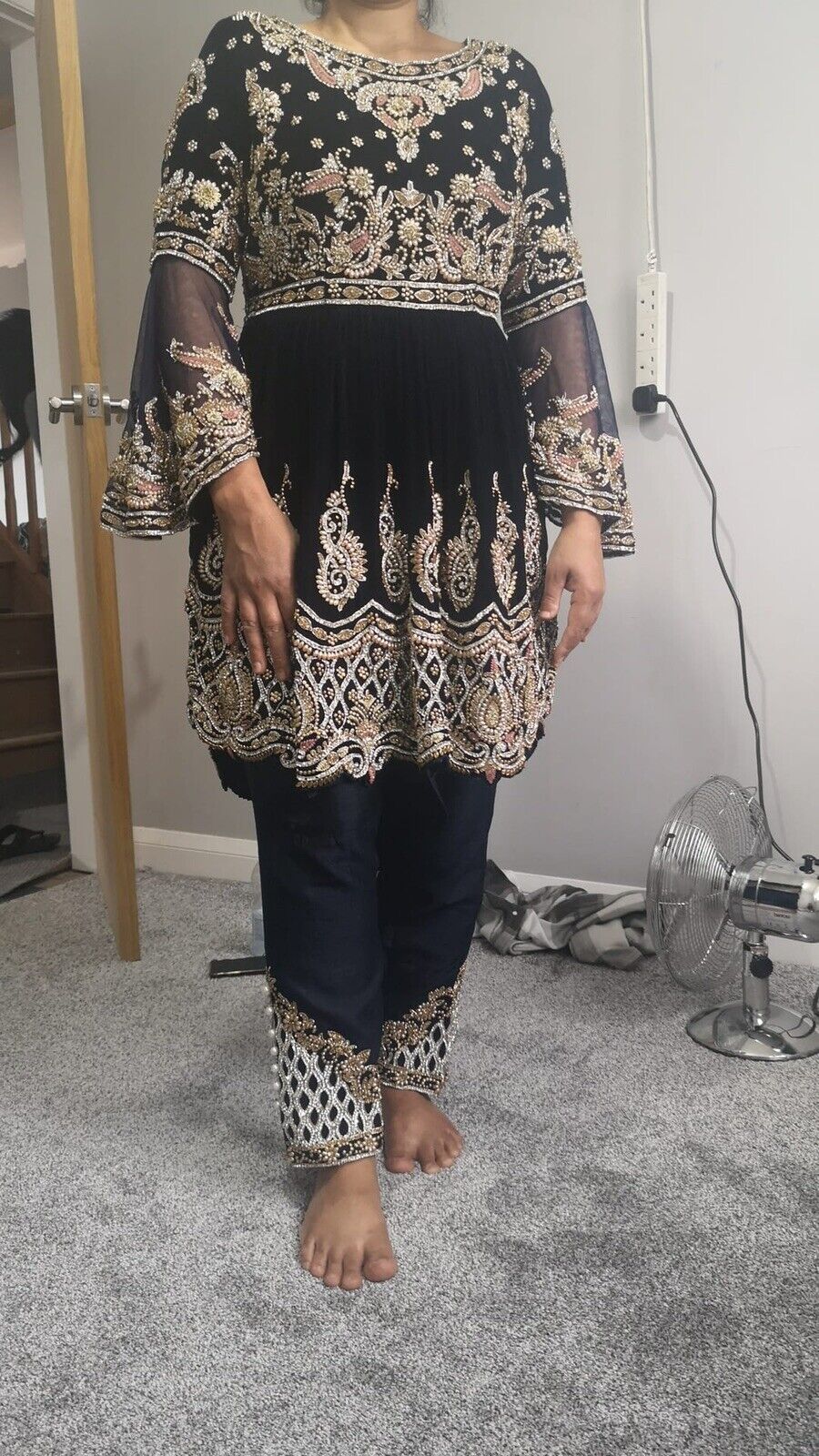 GOLU Asian Ladies Indian Pakistani Wedding/Party Dress Outfit With Duppatta