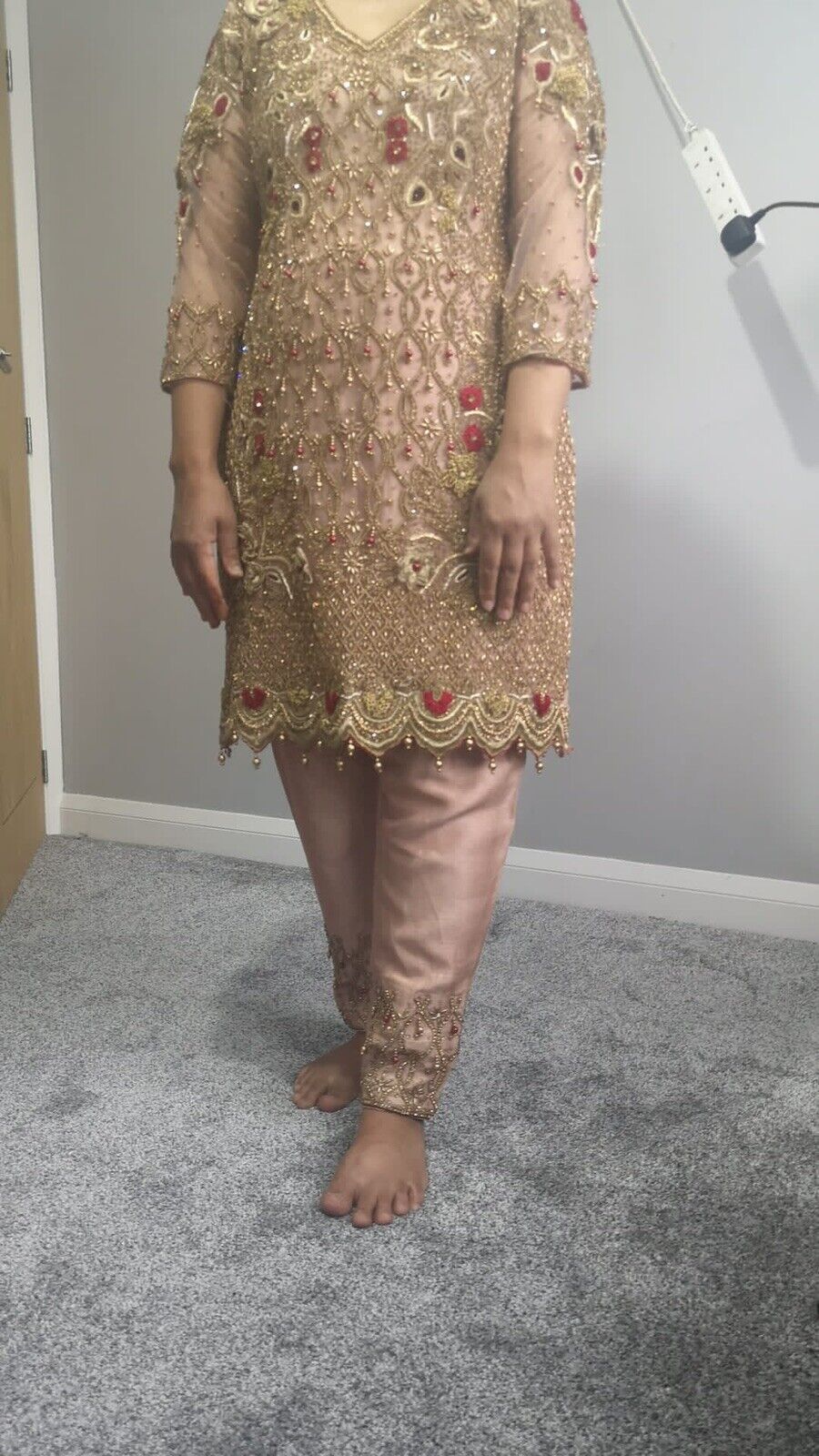 GOLU Asian Ladies Indian Pakistani Wedding/Party Dress Outfit With Duppatta B