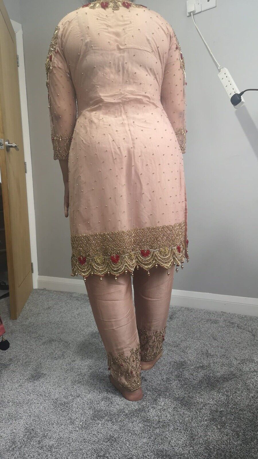 GOLU Asian Ladies Indian Pakistani Wedding/Party Dress Outfit With Duppatta B