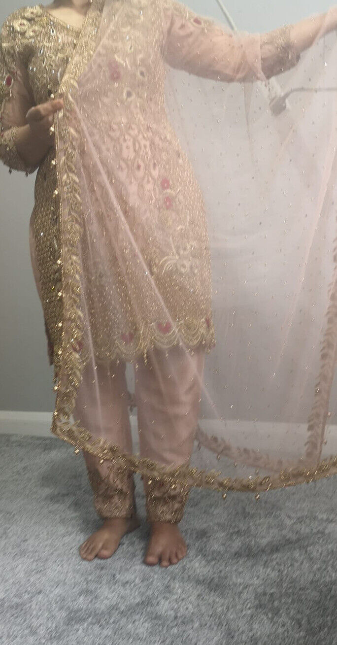 GOLU Asian Ladies Indian Pakistani Wedding/Party Dress Outfit With Duppatta B