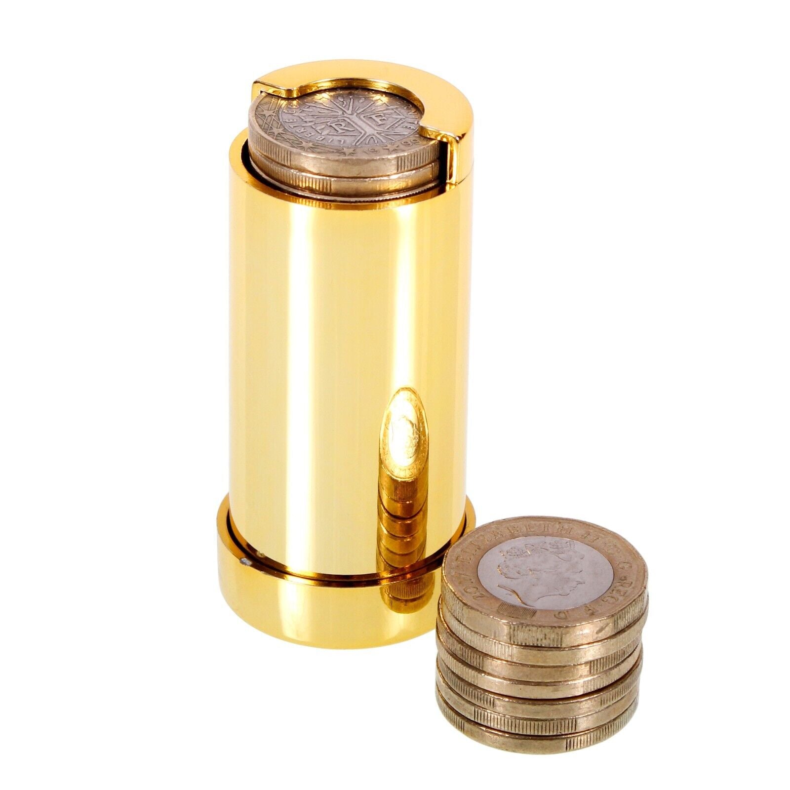 £1 / EURO coin holders ONE POUND HOLDER TAXI BUS TRADER MILKMAN leather bound