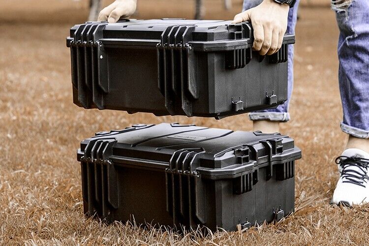 Waterproof Protective HARD CASE Extra Strong with foam Red