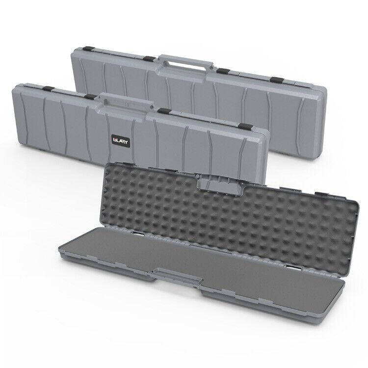 Grey Long HARD GUN CASE for shotgun rifle Pallet Packer AIR AR 1 pc