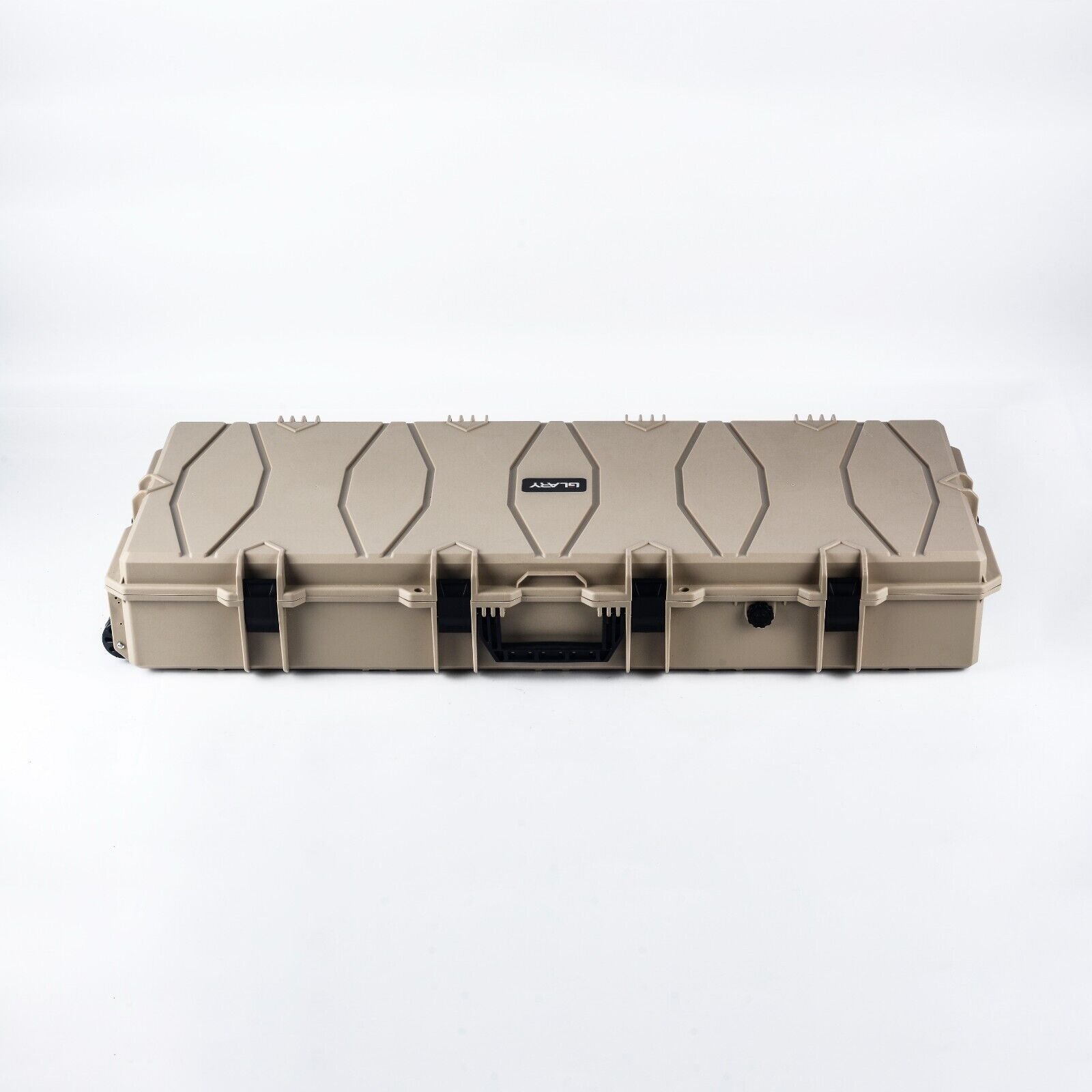 Double Rifle Case Egg Foamed Lined Hard Durable Gun Case Airline Approved Tan