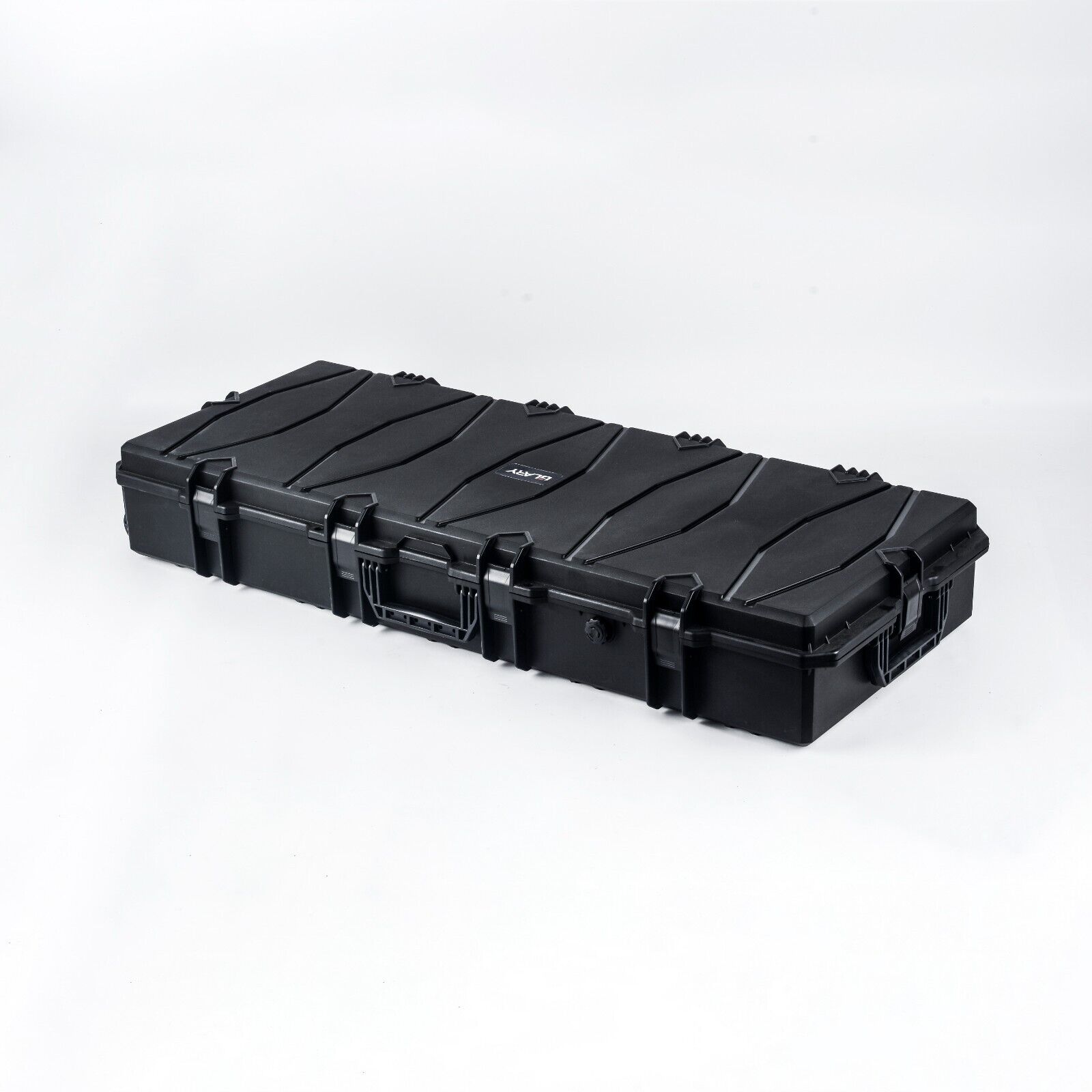 Double Rifle Case Egg Foamed Lined Hard Durable Gun Case Airline Approved Black