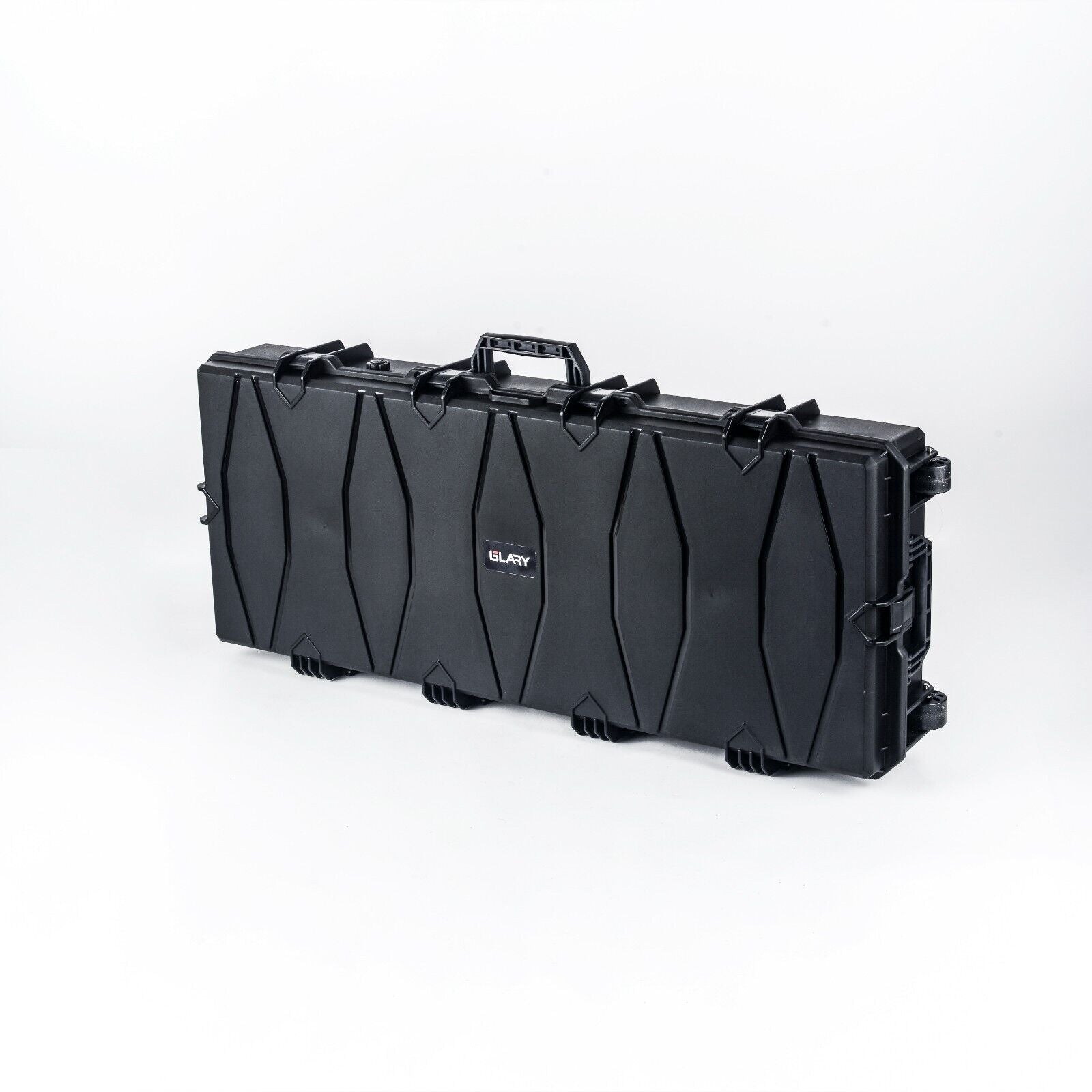 Double Rifle Case Egg Foamed Lined Hard Durable Gun Case Airline Approved Black
