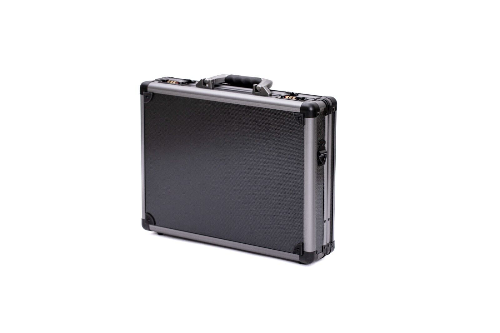 Pro Aluminium Executive Laptop Padded Briefcase Attache Case Black