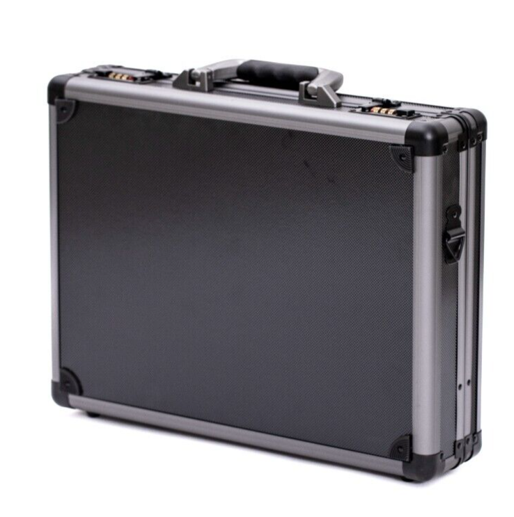 Executive Aluminium Briefcase Business Office Travel Work Laptop Attaché Bag