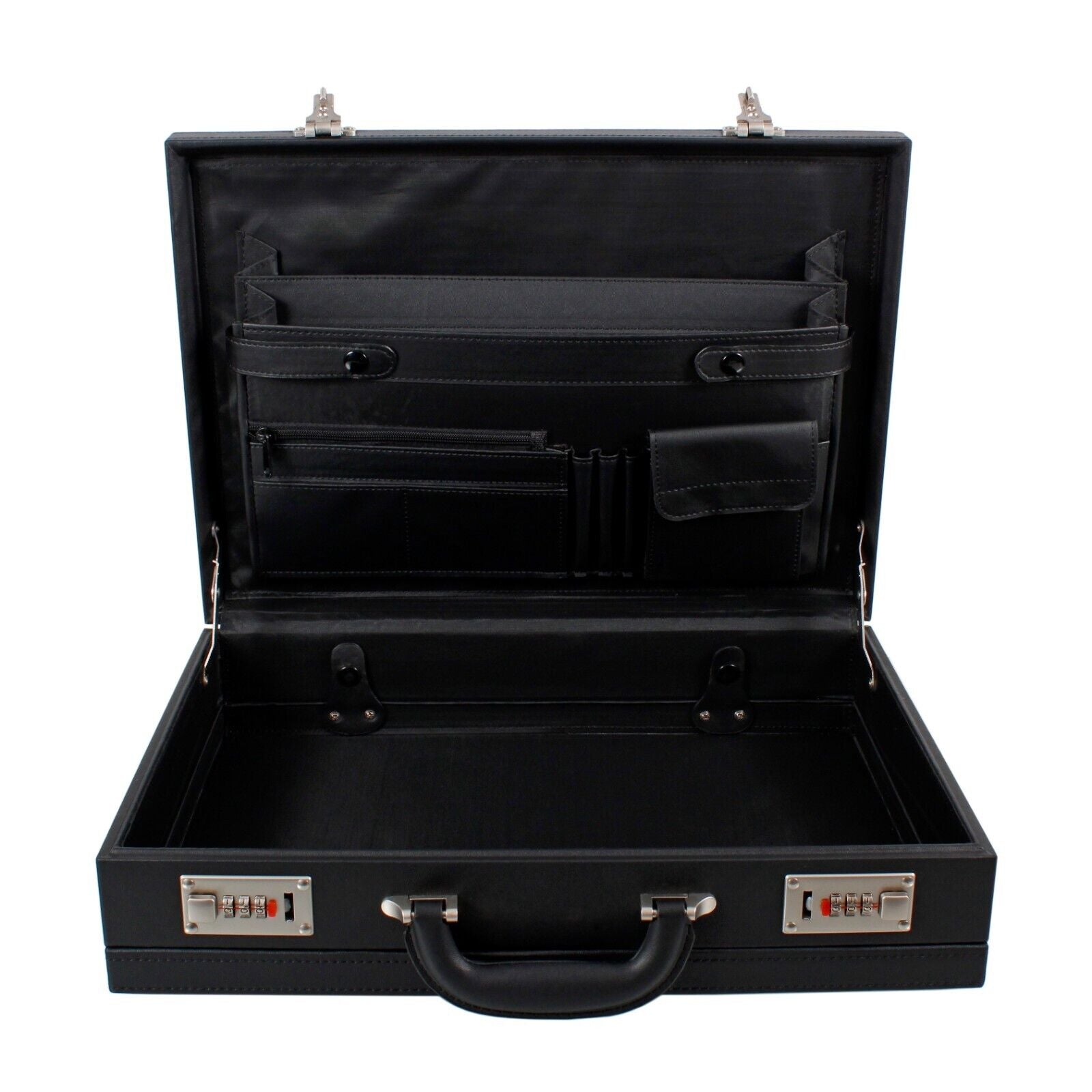 Executive Faux Leather Business Briefcase Attache Travel Case Work Bag AR