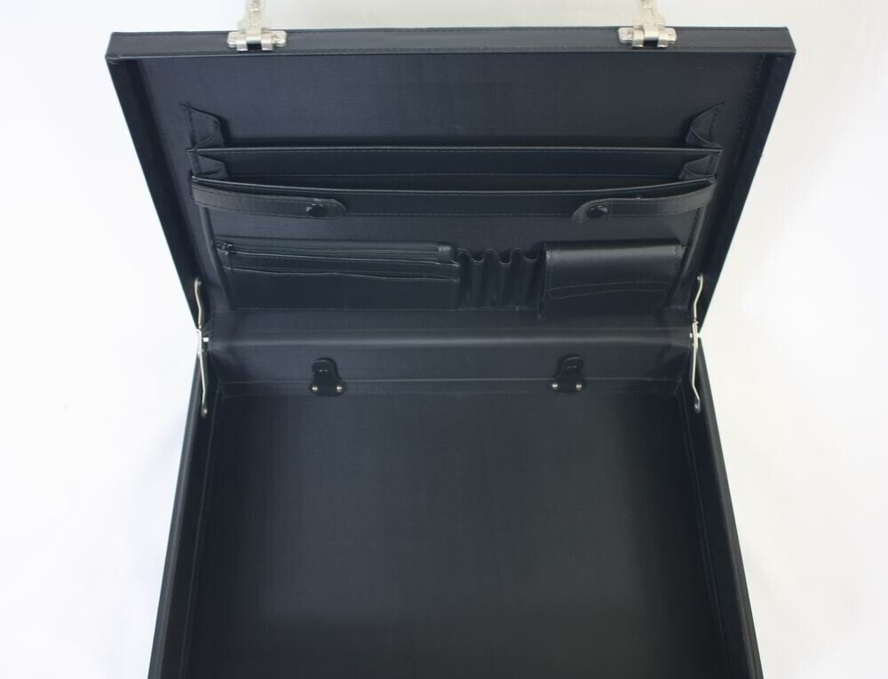 Executive Faux Leather Business Briefcase Attache Travel Case Work Bag AR