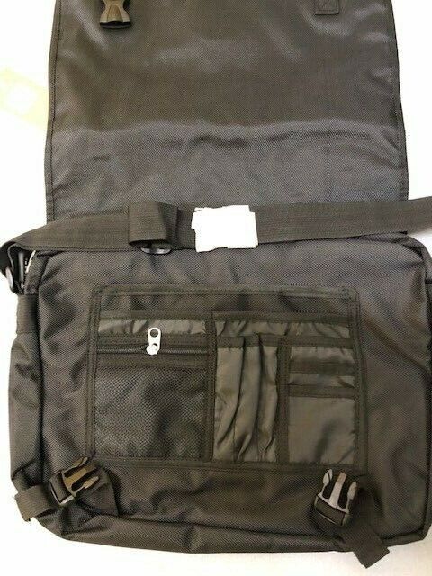Jeep Laptop Travel Work Study Business Shoulder Bag Black