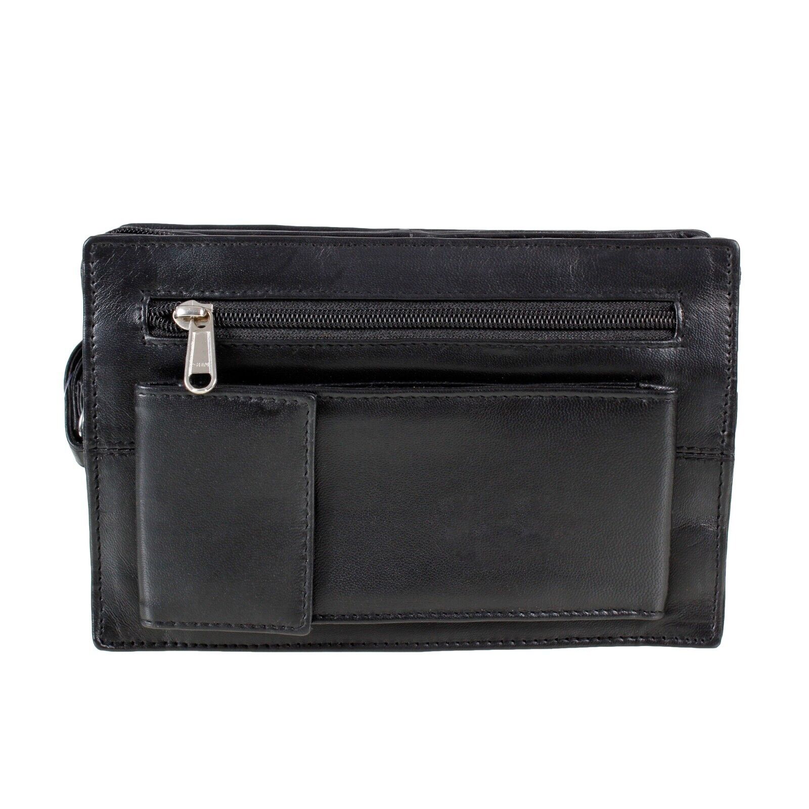 Mens Leather Washbag  Toiletry / Travel/Money/Taxi / Holiday/Uber/Mobile