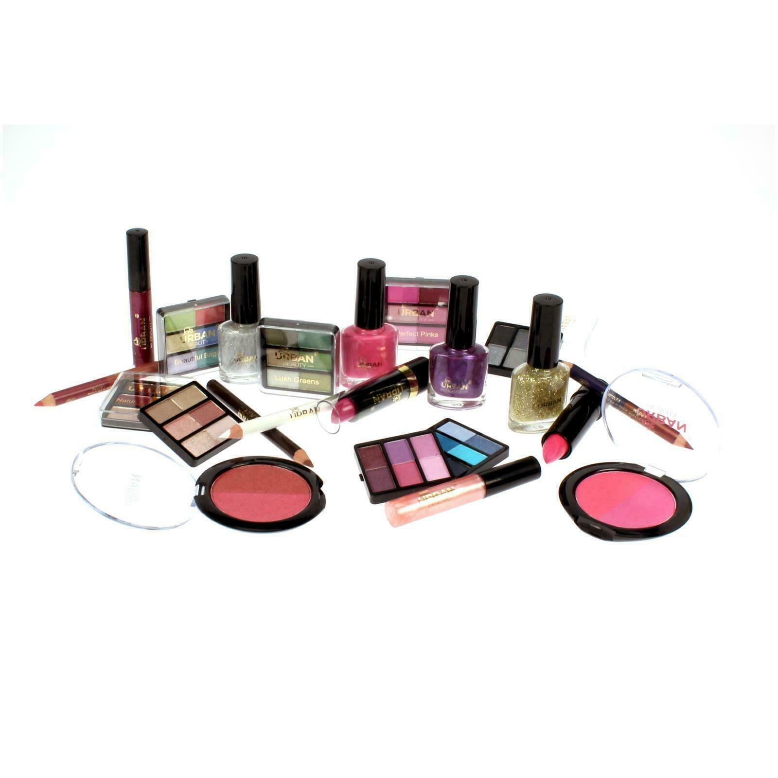 VANITY CASE BEAUTY COSMETIC SET GIFT TRAVEL MAKE UP CARRY BOX XMAS EYE SHADOW AR