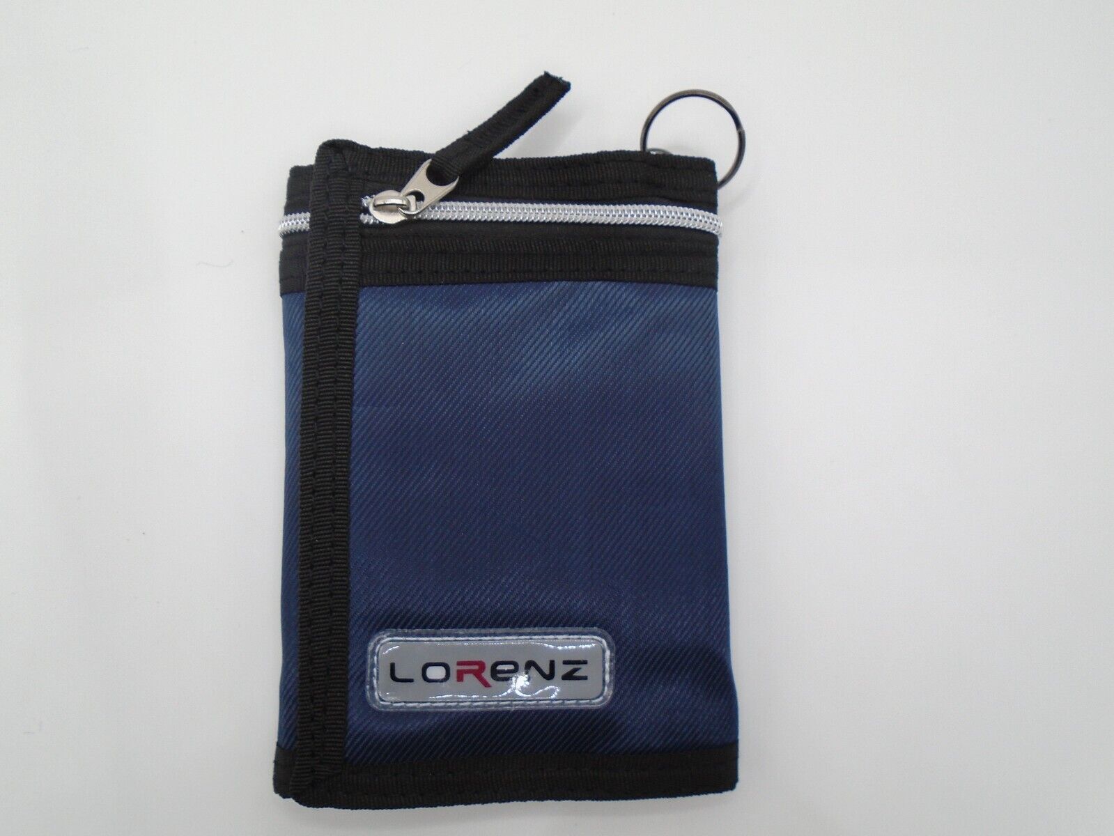 Mens Boys TriFold Sports Wallet with Security Chain Handy